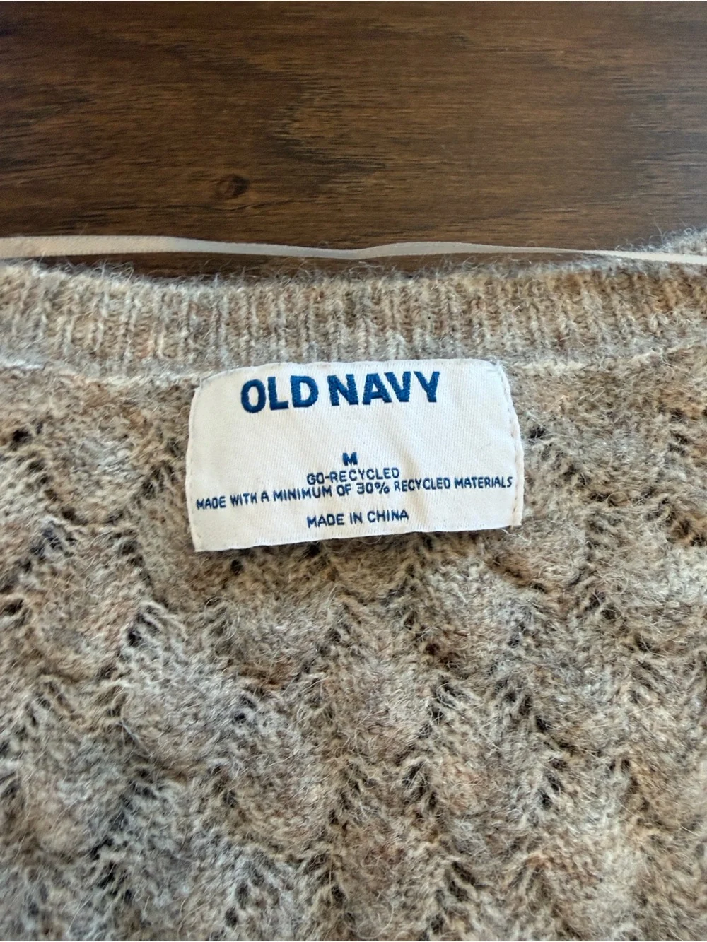 Old Navy Women's Pointelle Sweater Sedimentary Color Medium - C27-110